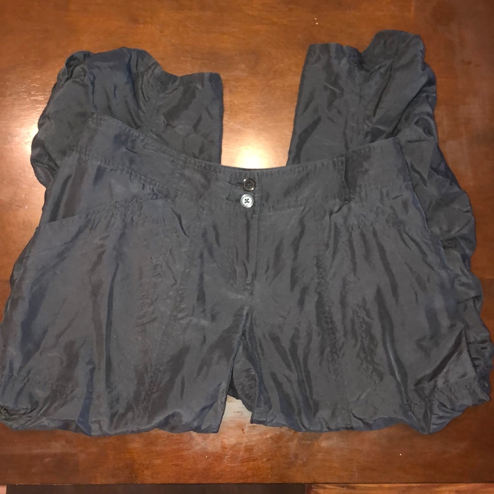 Bebe Ruched Leg Parachute Pants